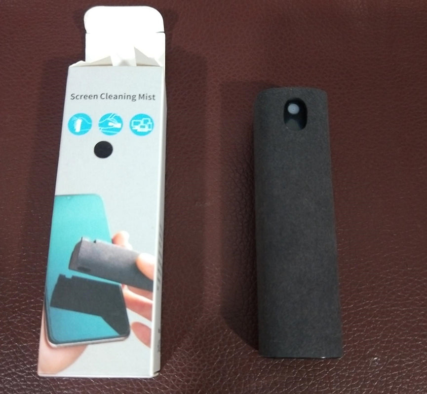 Integrated Mobile Phone and Computer Screen Cleaner Set with Storage Solutions