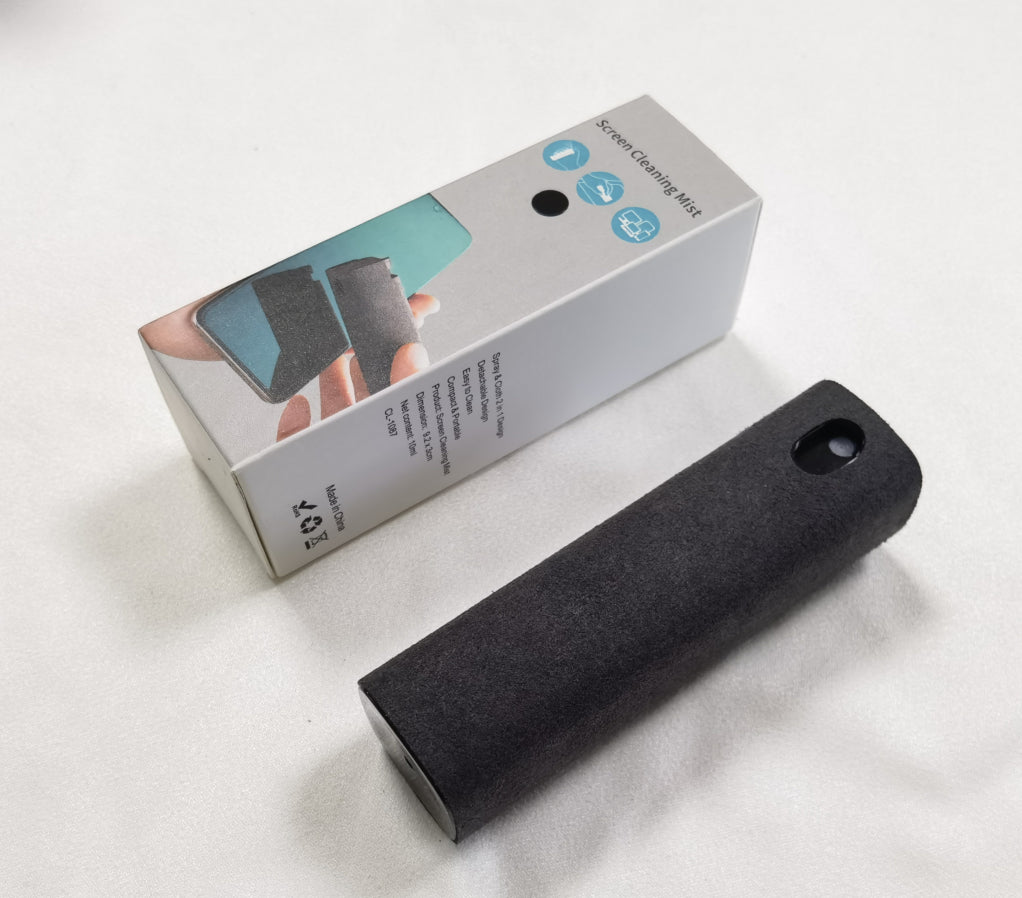Integrated Mobile Phone and Computer Screen Cleaner Set with Storage Solutions
