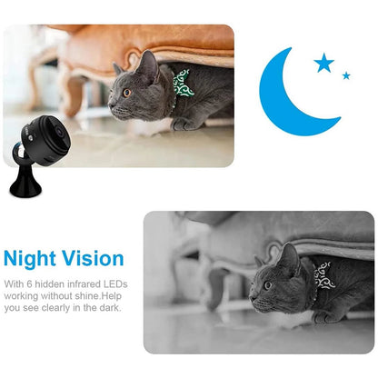 SZDUDU 1080P HD WiFi Mini Security Camera - Compact Indoor and Outdoor Home Surveillance Solution