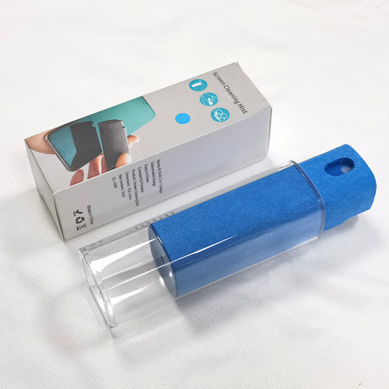 Integrated Mobile Phone and Computer Screen Cleaner Set with Storage Solutions