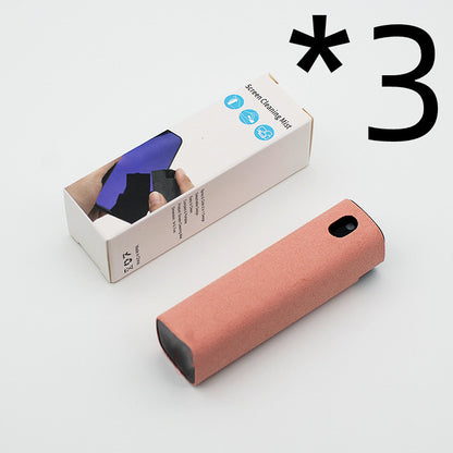 Integrated Mobile Phone and Computer Screen Cleaner Set with Storage Solutions