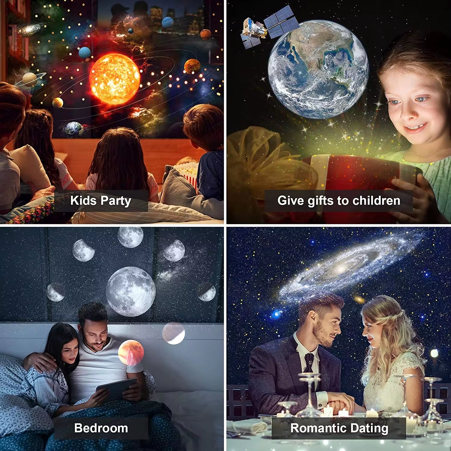 13-in-1 Star and Galaxy Projector: Multi-Functional Planetarium and Aurora Night Light for All Ages
