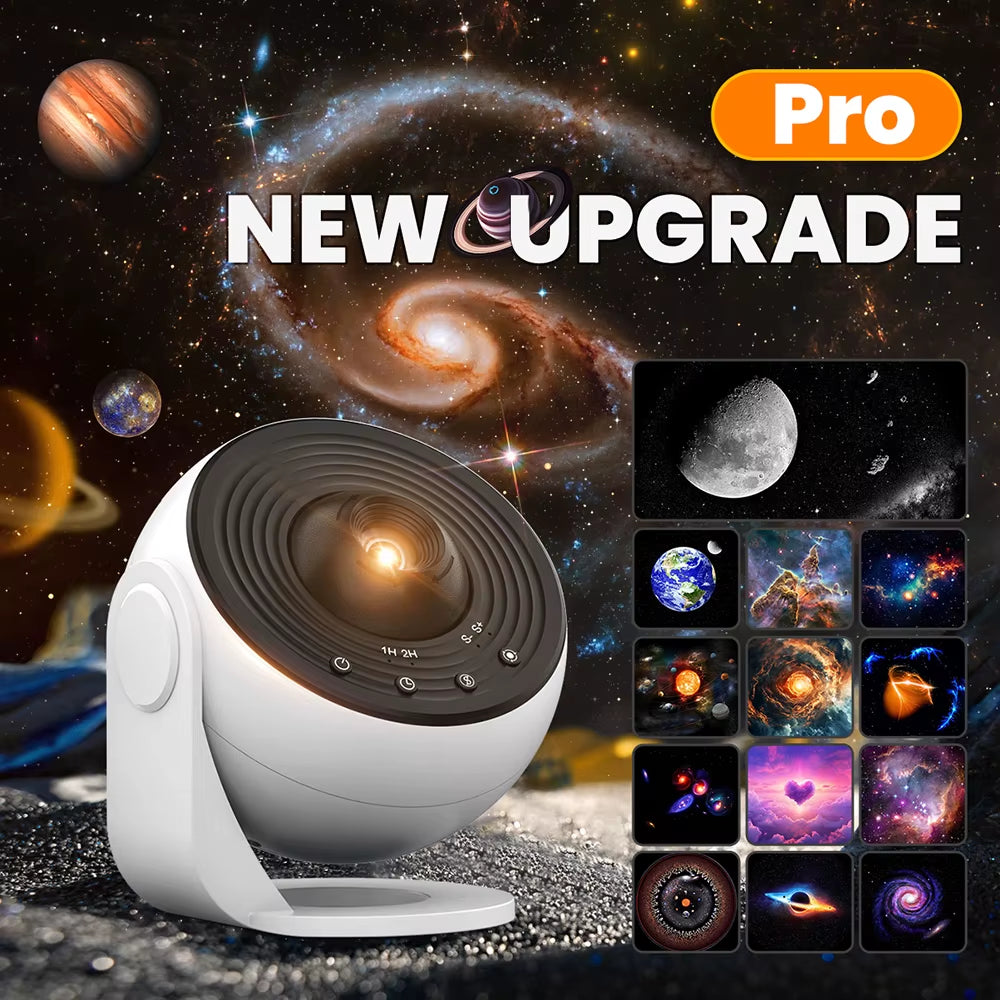 13-in-1 Star and Galaxy Projector: Multi-Functional Planetarium and Aurora Night Light for All Ages