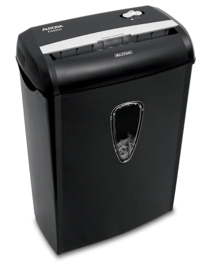 8-Sheet Cross-Cut Paper Shredder in Black, Brand New