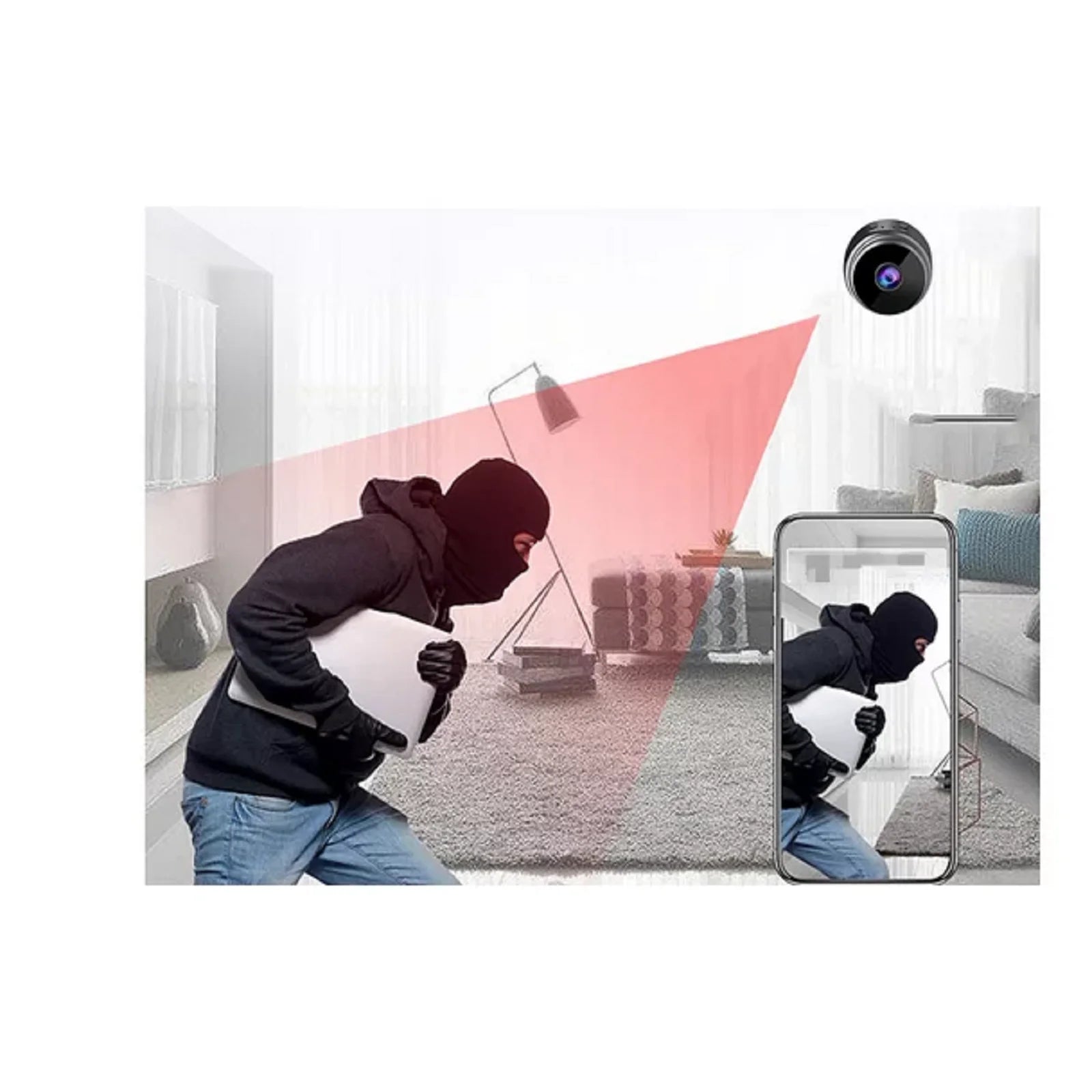 SZDUDU 1080P HD WiFi Mini Security Camera - Compact Indoor and Outdoor Home Surveillance Solution