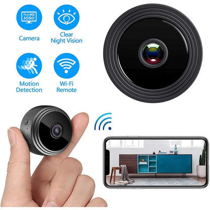 SZDUDU 1080P HD WiFi Mini Security Camera - Compact Indoor and Outdoor Home Surveillance Solution