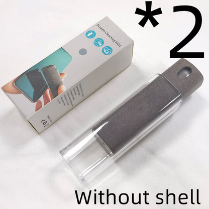 Integrated Mobile Phone and Computer Screen Cleaner Set with Storage Solutions
