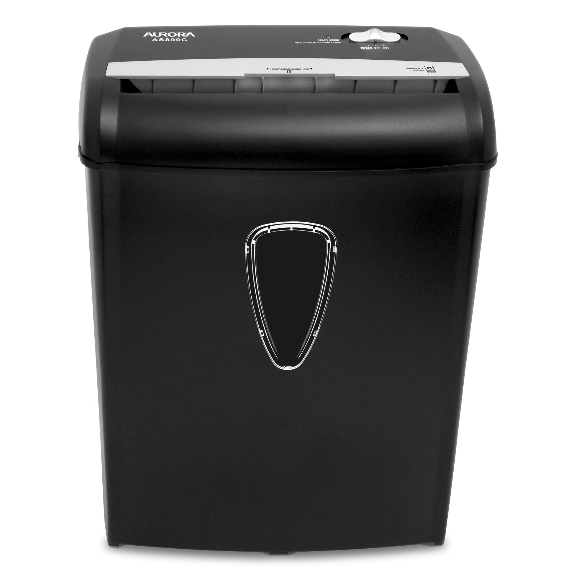 8-Sheet Cross-Cut Paper Shredder in Black, Brand New