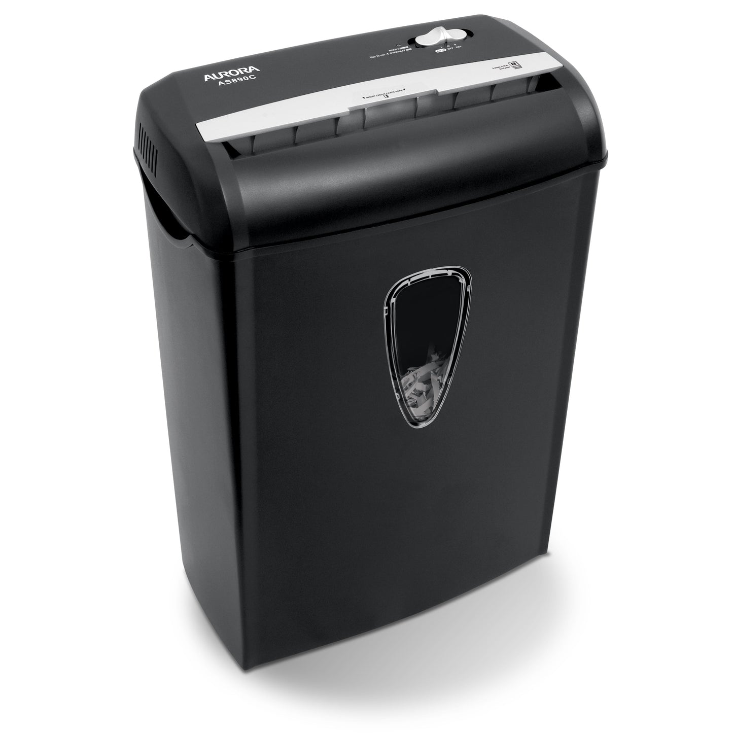 8-Sheet Cross-Cut Paper Shredder in Black, Brand New